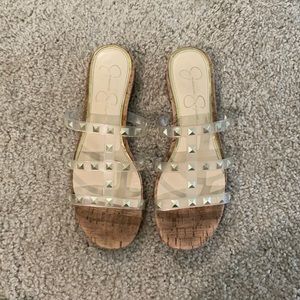 Jessica Simpson studded sandals